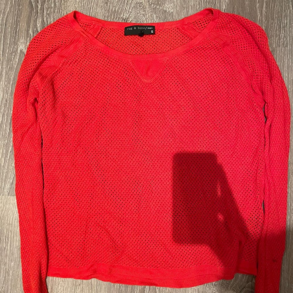 Rag & Bone Knit Long Sleeve Top
